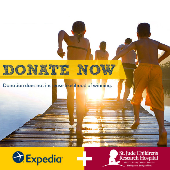 Expedia® + St. Jude Children’s Research Hospital® Childhood Cancer Awareness Month